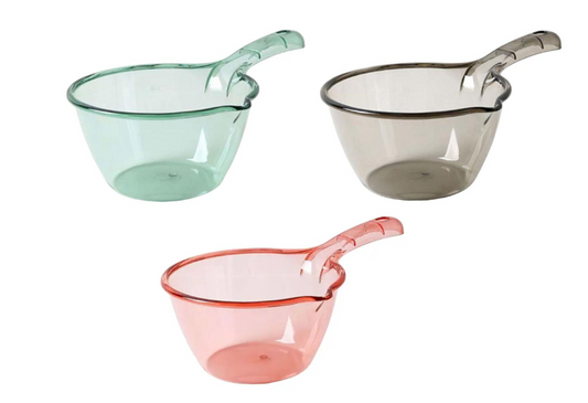 29 cm Bathroom Transparent Coloured Plastic Water Scoop