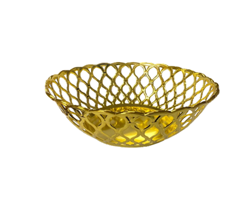 Netted Design Plastic Fruit Bowl Stylish Addition for Your Kitchen