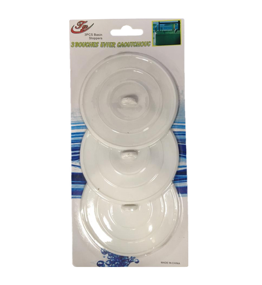 Durable Kitchen Sink Drainer Plugs Pack of 3