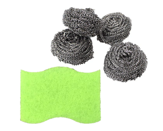 5Piece Kitchen Sponge and Scourers Set Best Value Pack