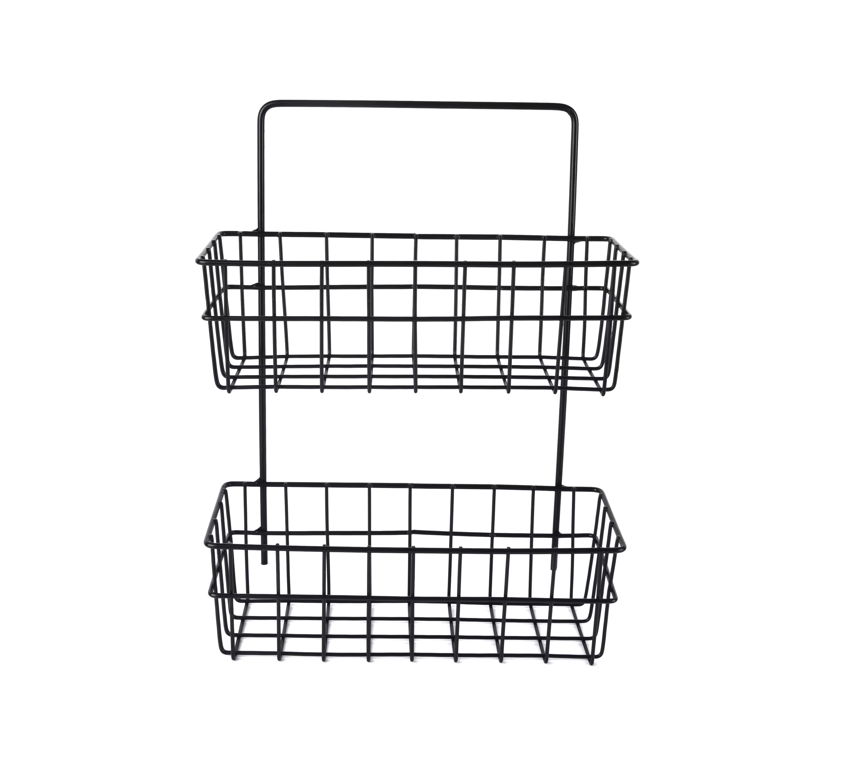MultiPurpose Metal Rack for Kitchen and Bathroom Organization