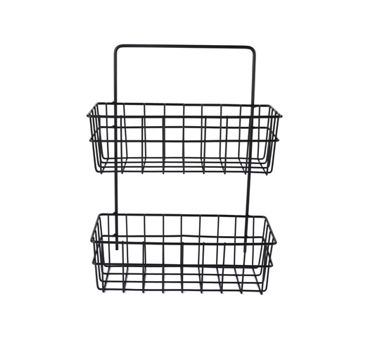MultiPurpose Metal Rack for Kitchen and Bathroom Organization