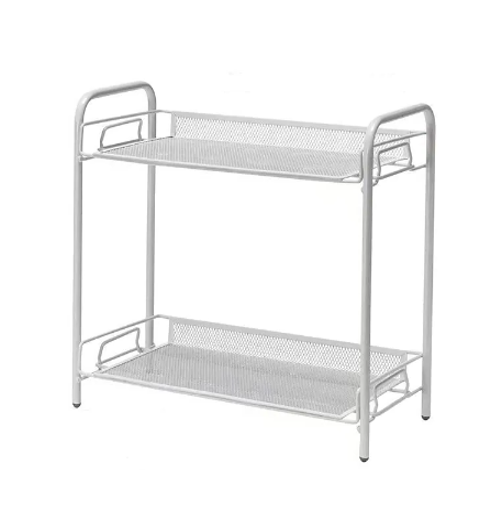 2Tier Office Metal Storage Rack in Assorted Colours 33 x 35 x 17 cm