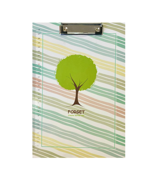 A4 Clipboard with Printed Ruler Scale Assorted Colours