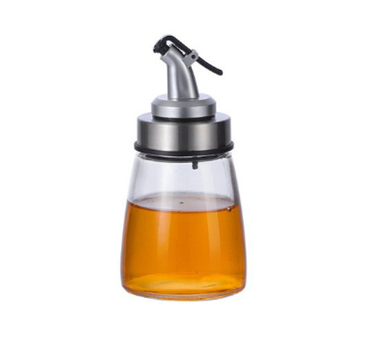 Elegant Glass Oil and Vinegar Bottle Set 160 ml
