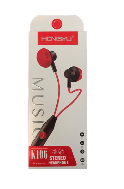 Hongyu K106 Wired Headphones Assorted Colors