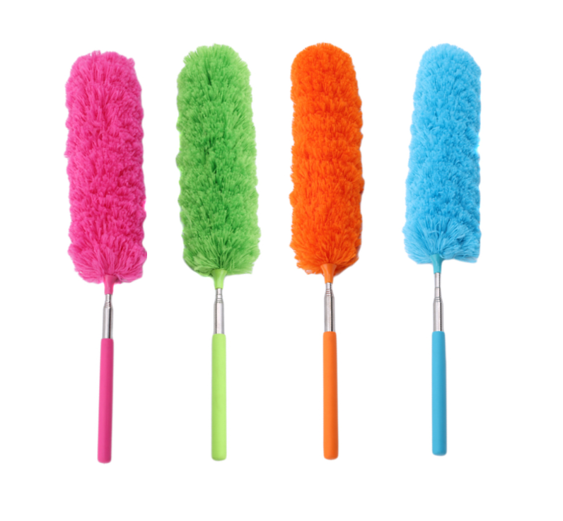 Extendable Microfiber Duster Cleaner Adjustable Length Assorted Colors