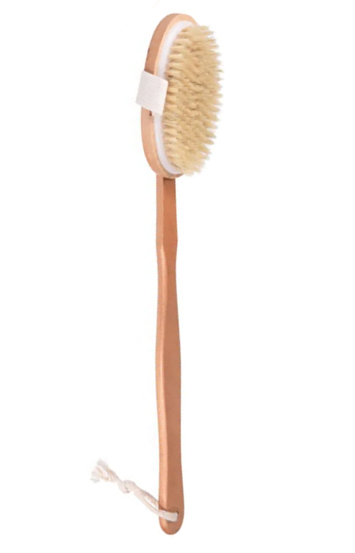 Long Handle Wooden Bath Brush Back Scrubber