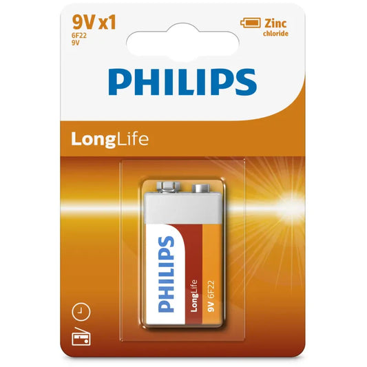 Philips Zinc Chloride 9V Battery Reliable and LongLasting Power Source