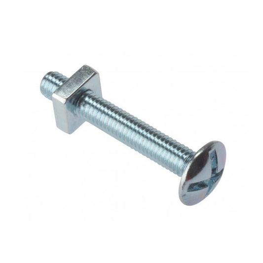 Zinc Roofing Bolts and Nuts DIY Kit Set of 6 Fasteners