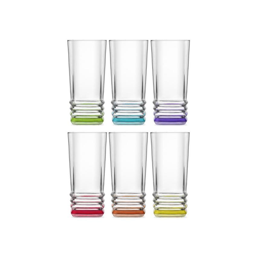 Elevate Your Dining Experience with 6 Pack Coral Elegant Glasses