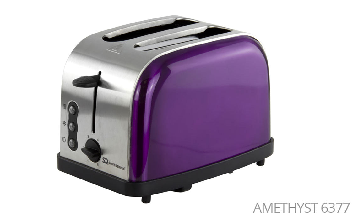 SQ Professional Legacy 2 Slice Toaster 900W Amethyst Stylish and Efficient Kitchen Appliance