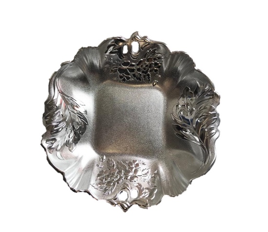 Elegant Floral Plastic Fruit Bowl Tray for Stylish Home Decor