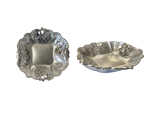 Elegant Floral Plastic Fruit Bowl Tray for Stylish Home Decor