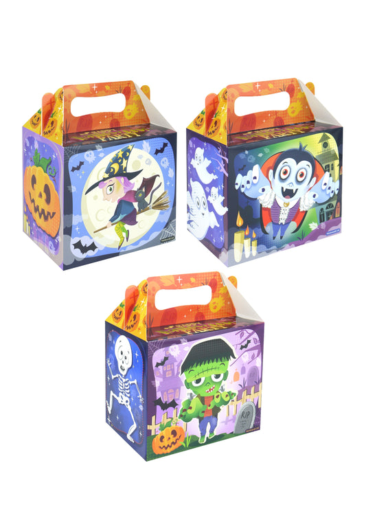 Halloween Lunch Boxes Set of 3 Spooky Designs