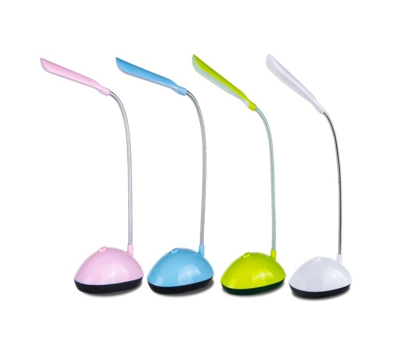 Compact Bendy LED Desk Lamp Battery Operated 23 cm