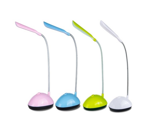 Compact Bendy LED Desk Lamp Battery Operated 23 cm