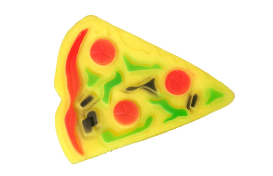 Interactive Pet Dog Toy Squeaky Pizza Slice for Small to Medium Dogs