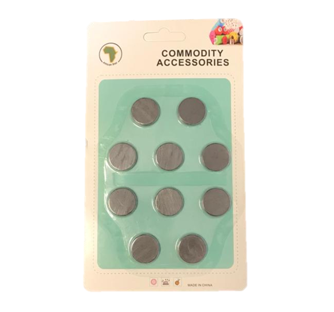 Strong Round Magnets 2 cm Pack of 10