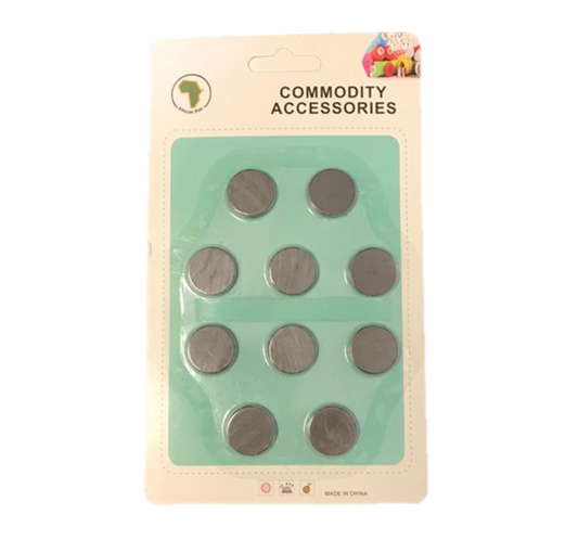 Strong Round Magnets 2 cm Pack of 10