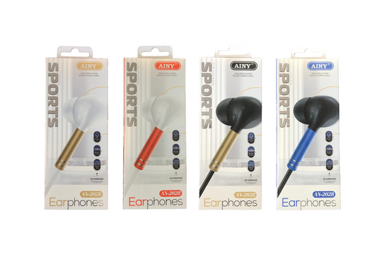 AINY AN2028 Wired Earphones Premium Sound Quality