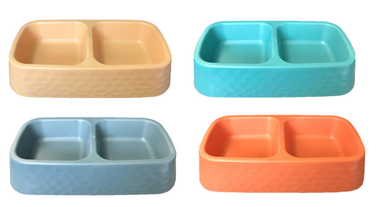 Durable Plastic Pet Dog Feeding Bowl Ideal Size for All Dogs