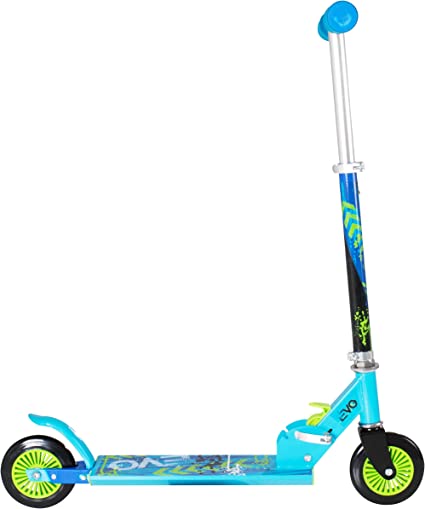 HTI Childrens Evo Inline Scooter Blue Ultimate Fun for Kids