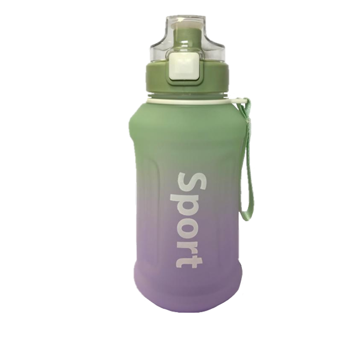 1000ml Ombre Design Plastic Water Bottle Assorted Colors