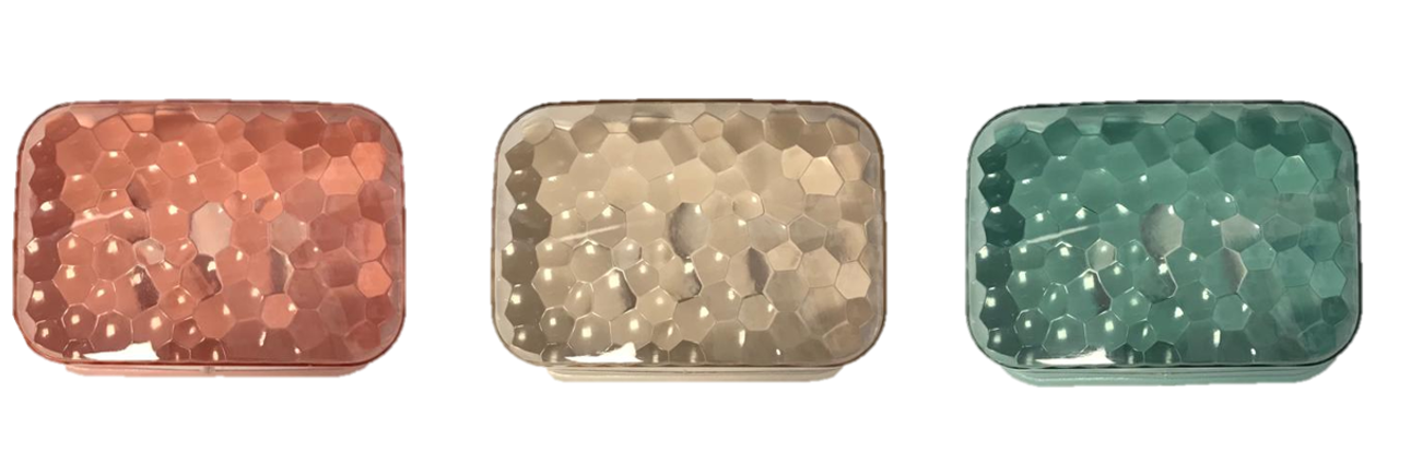 Compact Plastic Soap Box Dish Holder for Bathroom and Kitchen