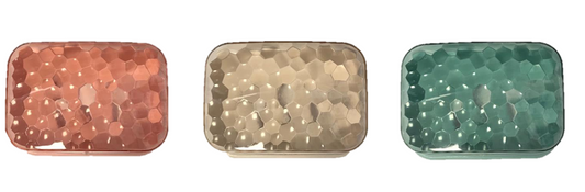 Compact Plastic Soap Box Dish Holder for Bathroom and Kitchen