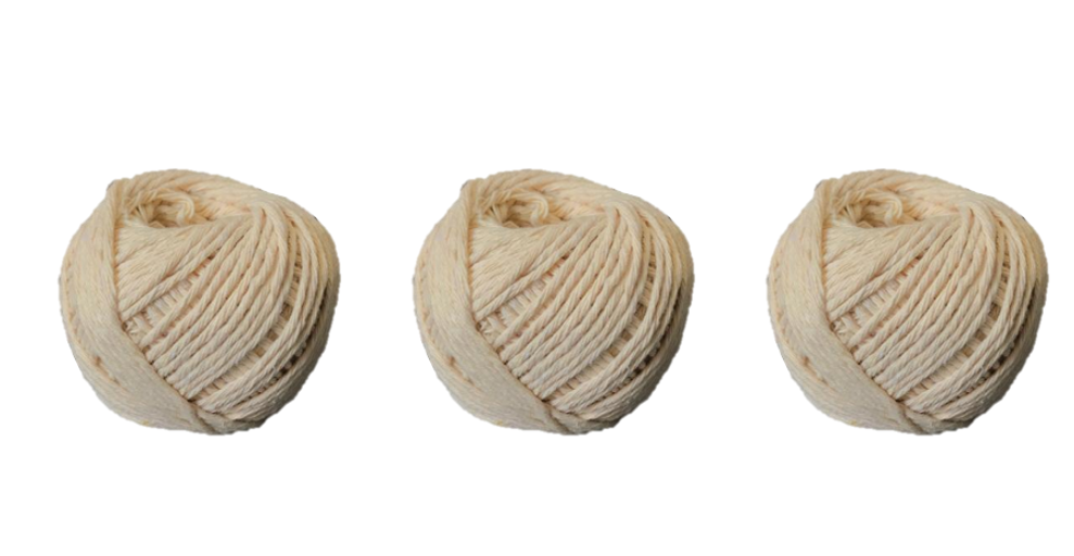 Durable Cotton Cooking Twine Ropes Pack