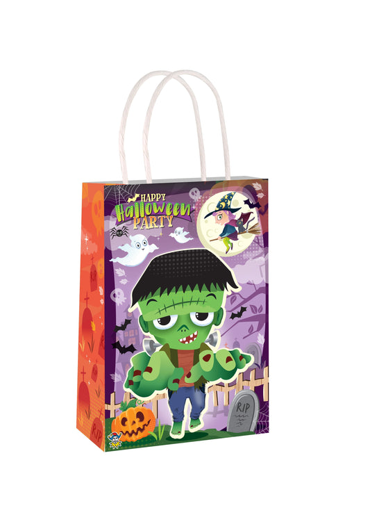 Halloween Paper Party Bag with Handles Spooky Treats for All Ages