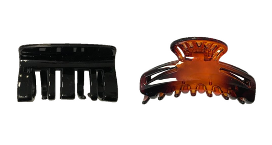 8 cm Plastic Hair Claw Clip Assorted Designs
