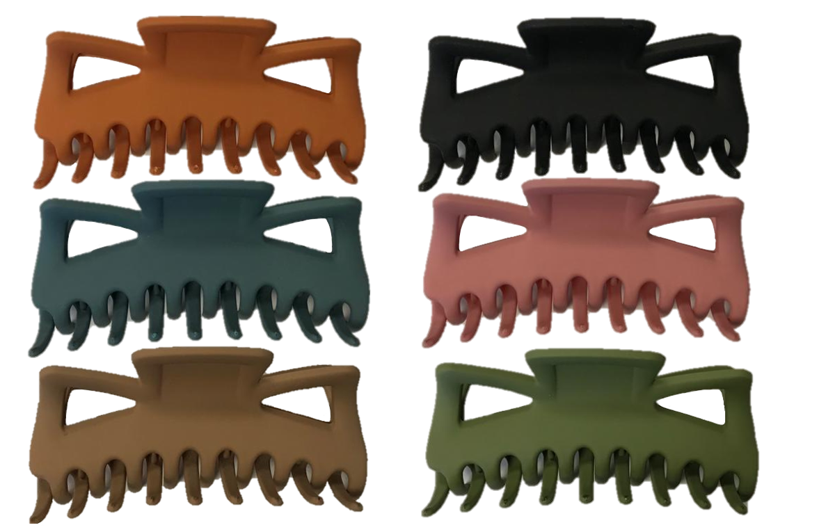 Stylish Plastic Hair Claw Clip Bow Design Assorted Designs