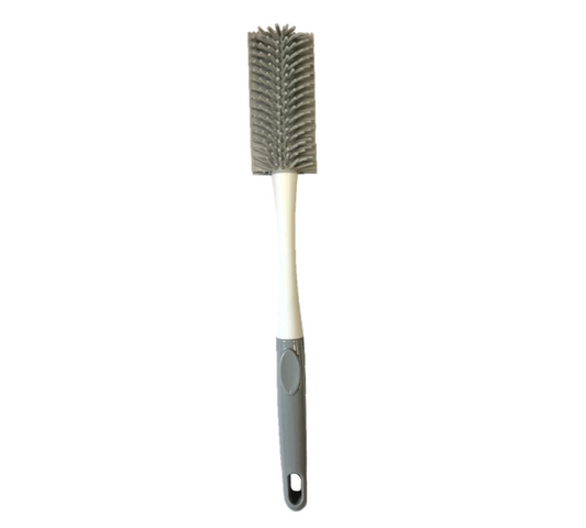 Versatile Silicone Bottle Cup Mug Cleaning Brush with Durable Plastic Handle