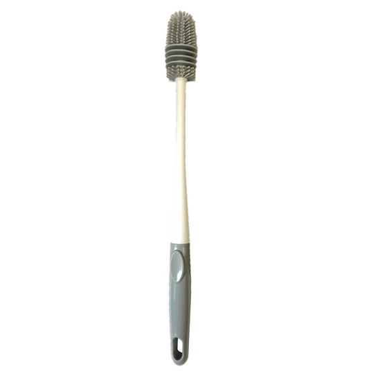 Premium Silicone Bottle Cleaning Brush with Plastic Handle 33 x 25 cm