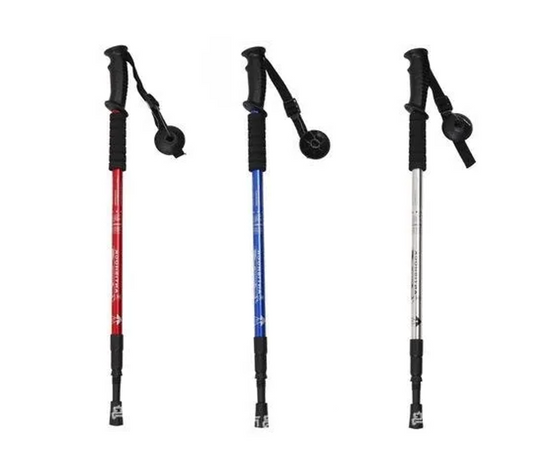Adjustable Aluminium Hiking Stick Assorted Colors