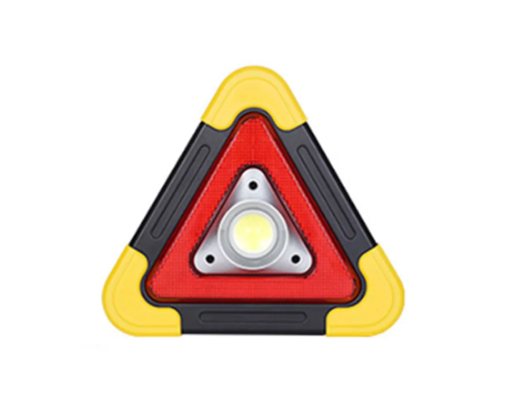 Versatile Triangle Warning Cob Light with Handle 17cm