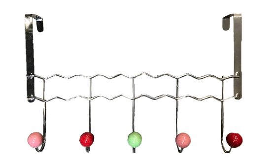 Modern Metal Coat Hook Door Hanger Rack 40 x 25 cm