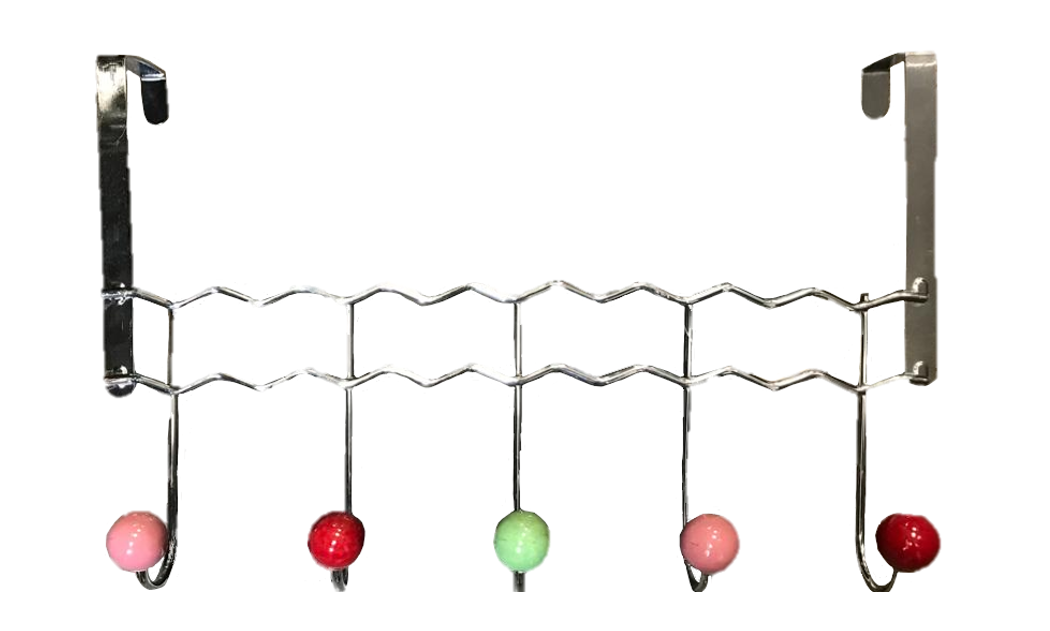 Modern Metal Coat Hook Door Hanger Rack 40 x 25 cm