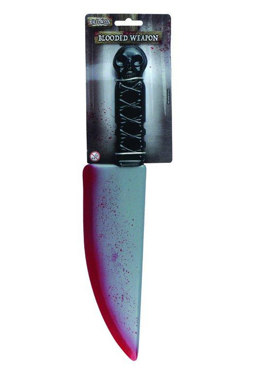 Halloween Plastic Blooded Knife Accessory 38 cm