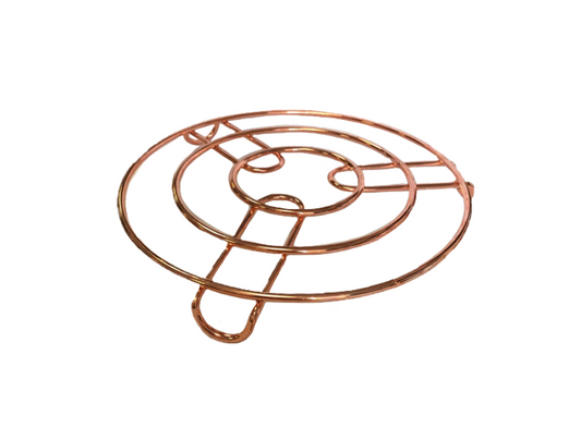 Rose Gold Metal Kitchen Pan Coaster Trivet 20 cm