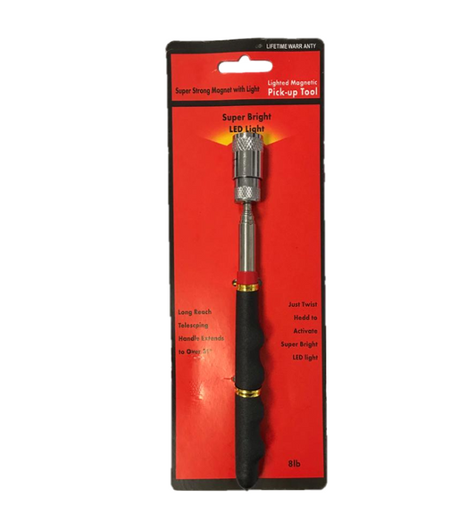 Telescopic Magnetic Pick Up Light Torch 8lb Capacity