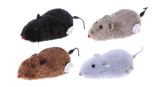 Interactive Pet Cat Rat Mouse Wind Up Toy Hours of Fun