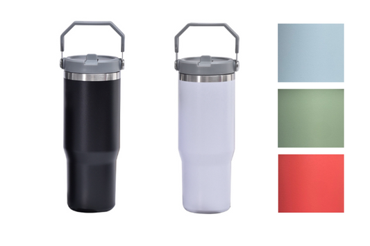 Insulated Steel Vacuum Water Flask Tumbler 900ml Assorted Colors