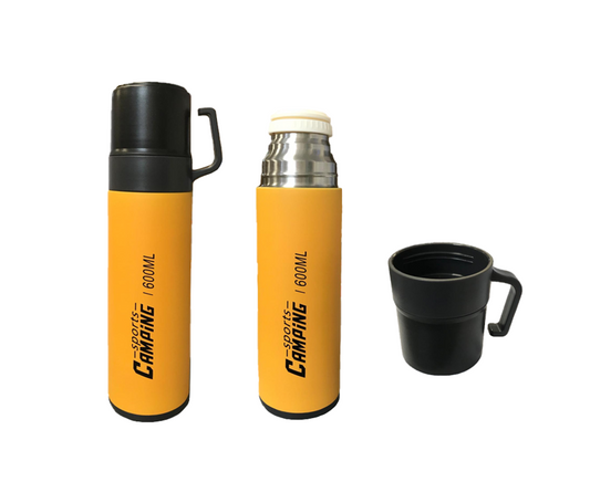 Premium Stainless Steel Thermos Travel Flask Bottle 600ml