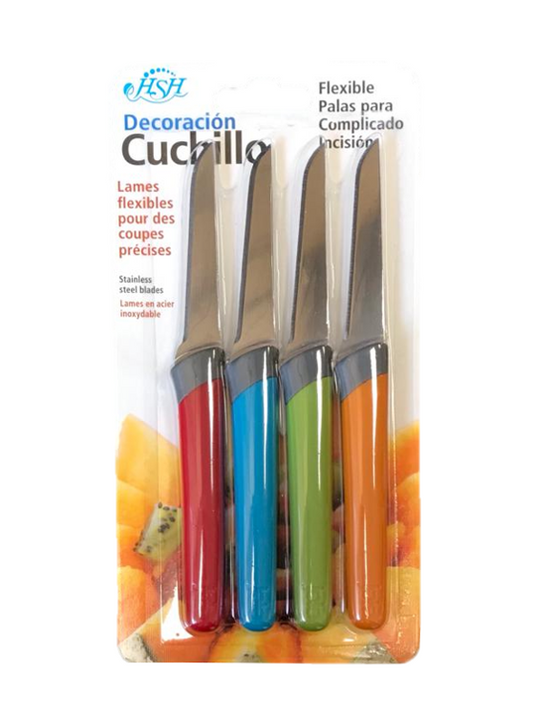 Premium Stainless Steel Kitchen Fruit Knife Set Pack of 4