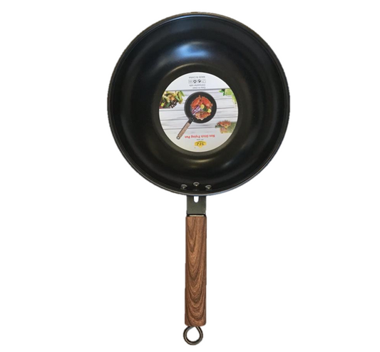 Premium 28 cm NonStick Wok Frying Pan with High Wall Design