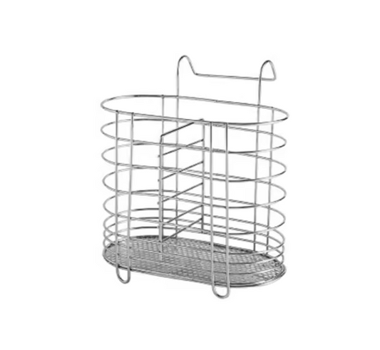 Metal Cutlery Holder Organizer with Hanging Hook