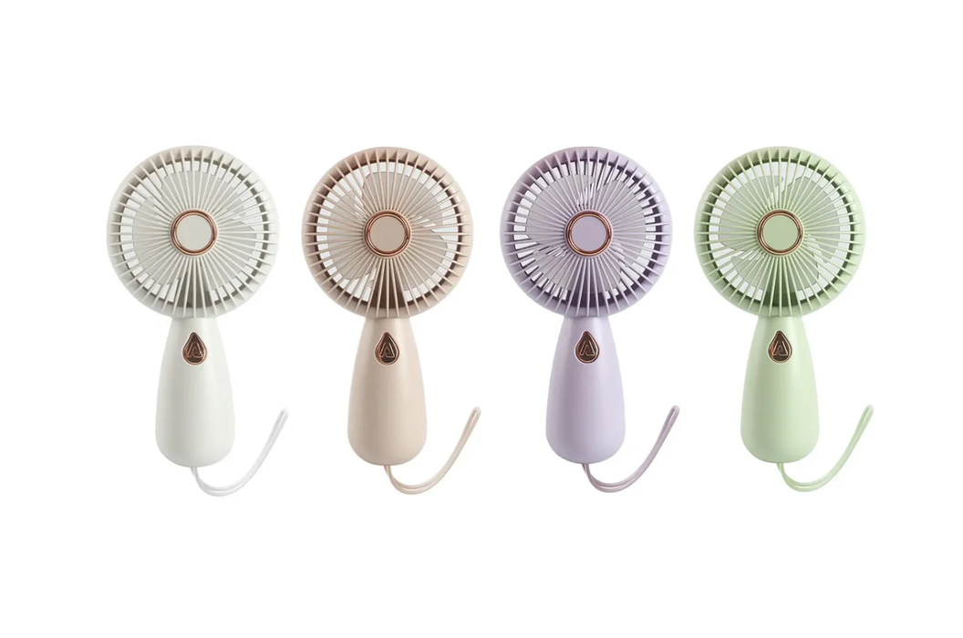 Portable USB Rechargeable Mini Hand Fan with Strap